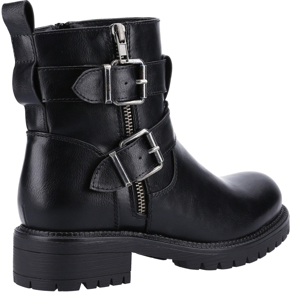 Divaz Sarah Womens Zip Up Biker Boot – Robin Elt Shoes