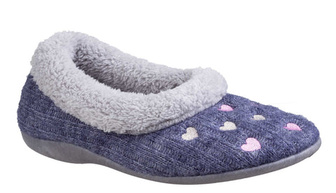 Fleet & Foster Alaska Knit Womens Full Slipper