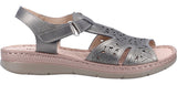 Fleet & Foster Ruth Womens Leather Touch-Fastening Sandal