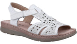 Fleet & Foster Ruth Womens Leather Touch-Fastening Sandal