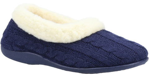 Fleet & Foster Sarina Slipper Navy