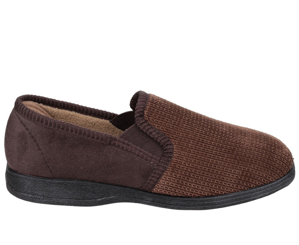 Fleet & Foster Tim Mens Slip On Full Slipper – Robin Elt Shoes