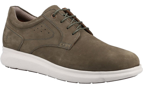 Hush Puppies Brett Mens Leather Lace Up Trainer