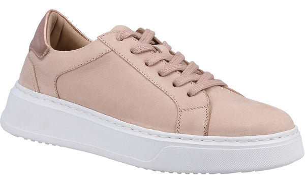 Hush Puppies Camille Womens Leather Lace Up Trainer – Robin Elt Shoes