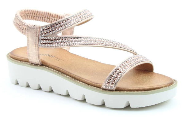 Heavenly Feet Fresco Womens Slip On Sandal