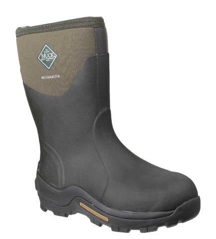 Muck Boot Muckmaster Mid Womens Wellington Work Boot Moss