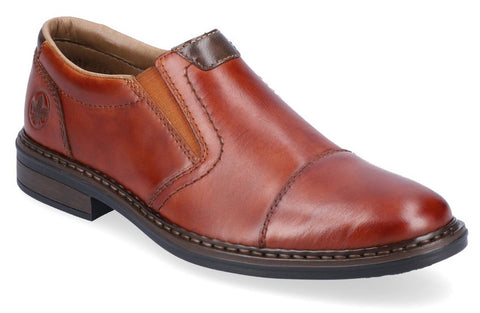 Rieker 17659-23 Mens Leather Slip On Shoe