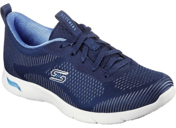 Skechers 104390 Arch Fit Refine Classy Doll Womens Lace Up Trainer ...